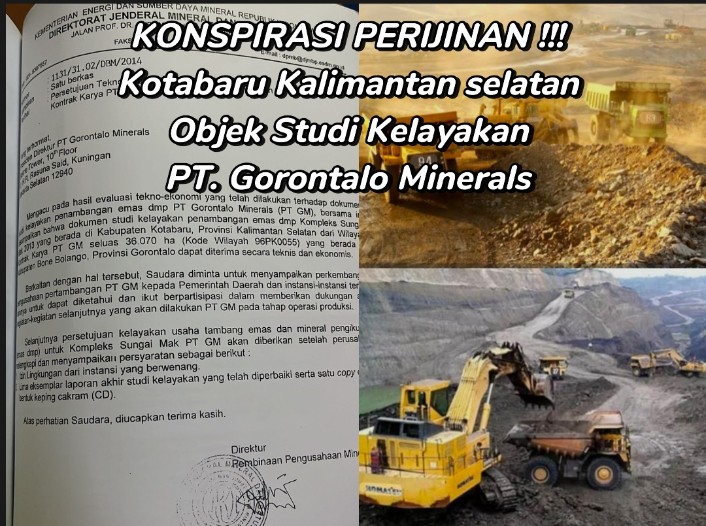 Parah! GM Cacat Administrasi, Izin Bukan Di Wilayah Gorontalo, Tapi Kalimantan!