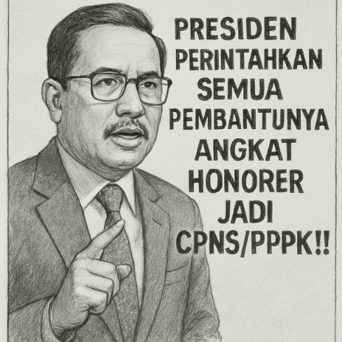 Prof. Dr. Sutan Nasomal: Presiden Harus Perintahkan Semua Pembantunya Angkat Honorer Jadi CPNS/PPPK!