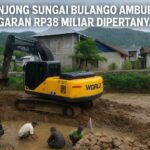 Pekerjaan Bronjong Sungai Bulango Amburadul, LP.K-P-K Desak Balai Wilayah Sungai Sulawesi II Perbaiki Kualitas 38 M
