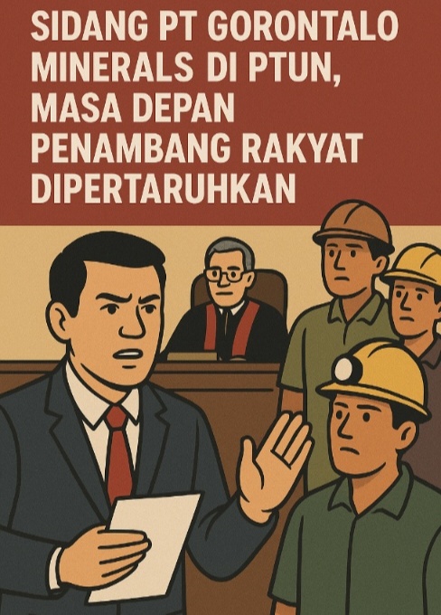 Sidang PT Gorontalo Minerals di PTUN, Masa Depan Penambang Rakyat Dipertaruhkan! 